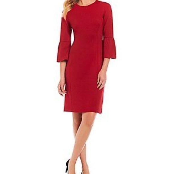 J. McLaughlin Red Long Sleeve Dress - Picture 16 of 16